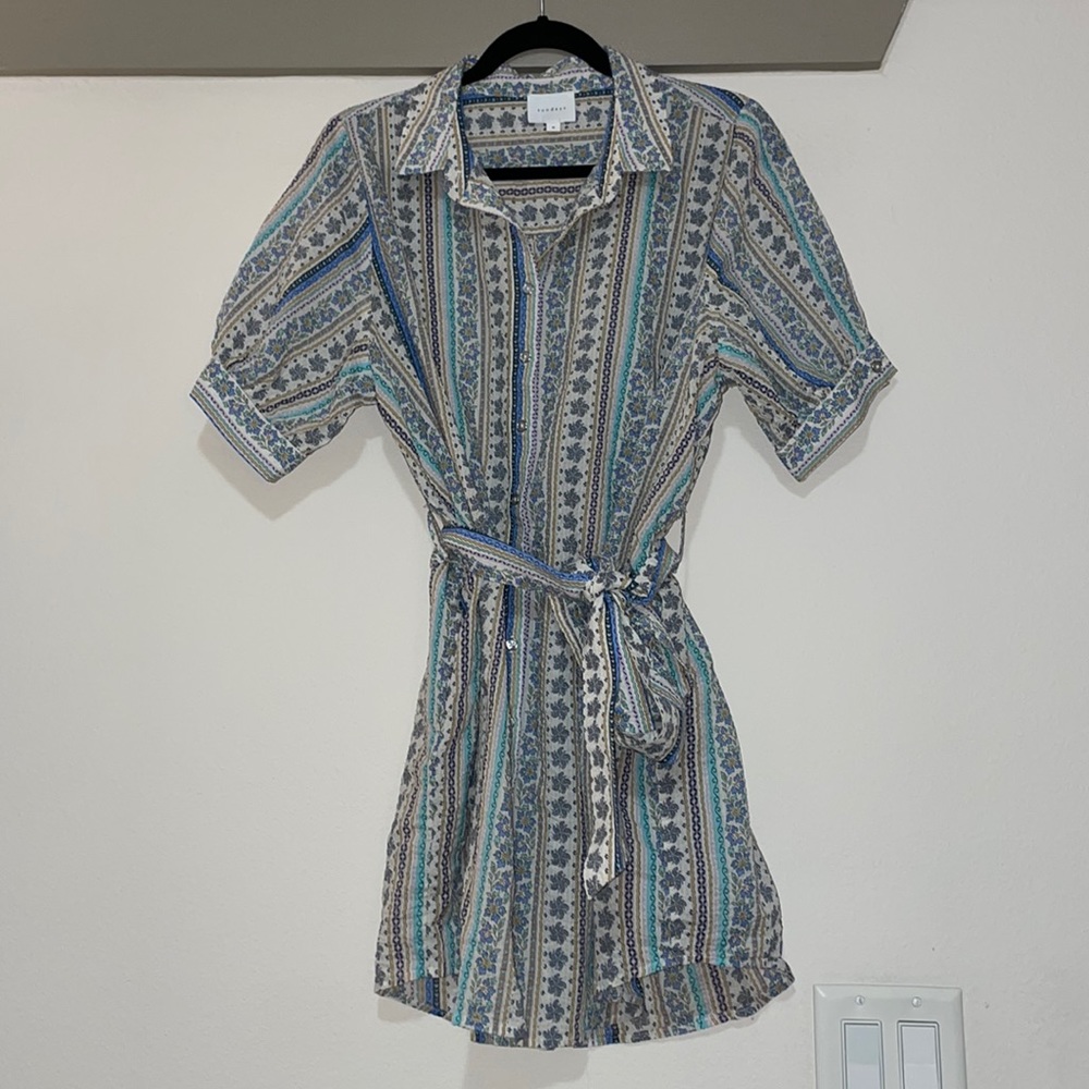 Sundays Murphy Shirt Dress in Vintage Floral SZ M EUC - Picture 3 of 6